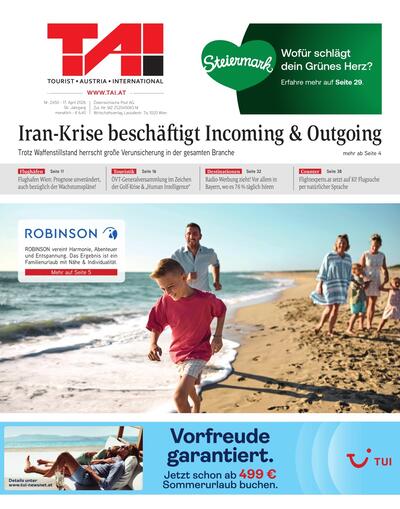 Tourist Austria International 2026-04-17