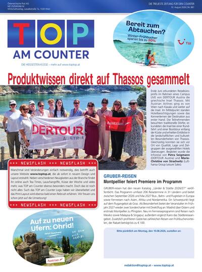 Top am Counter 2026-08-10