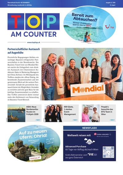 Top am Counter 2026-08-31