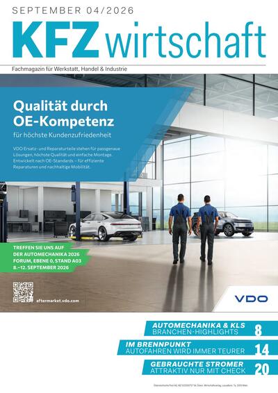 KFZ Wirtschaft 2026-09-01